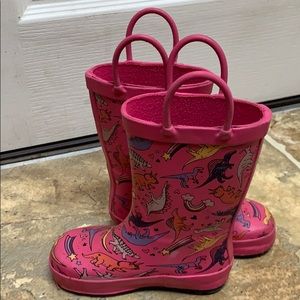 Toddler Dinosaur rain boots